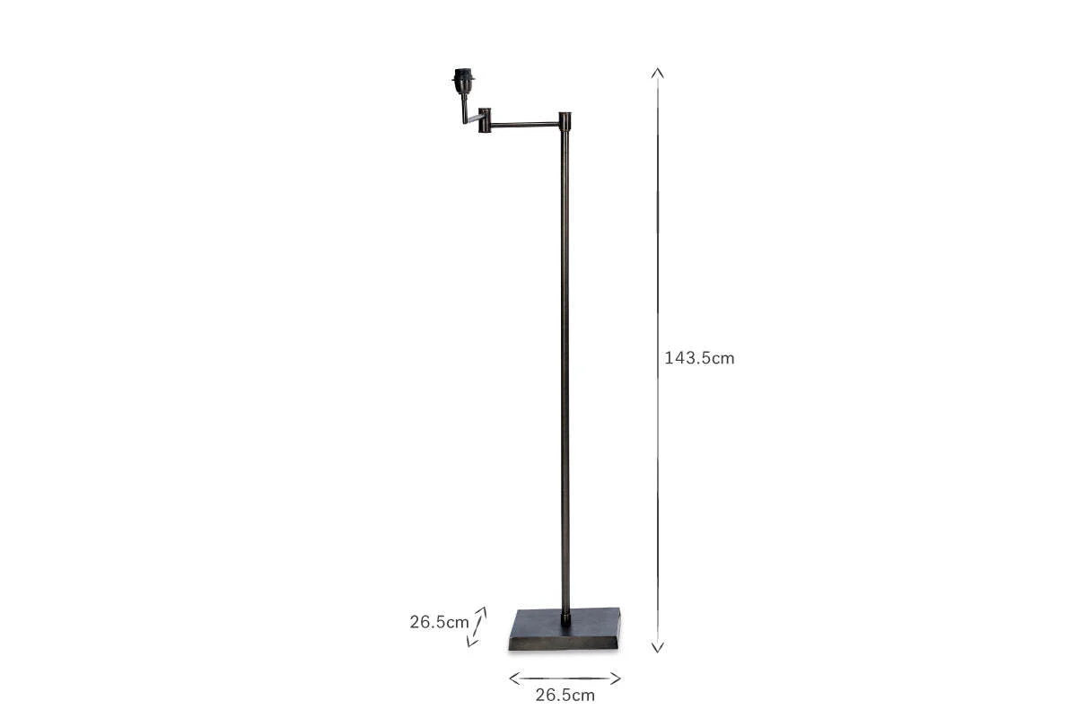 Kara Iron Floor Lamp - Bronze - Image 4