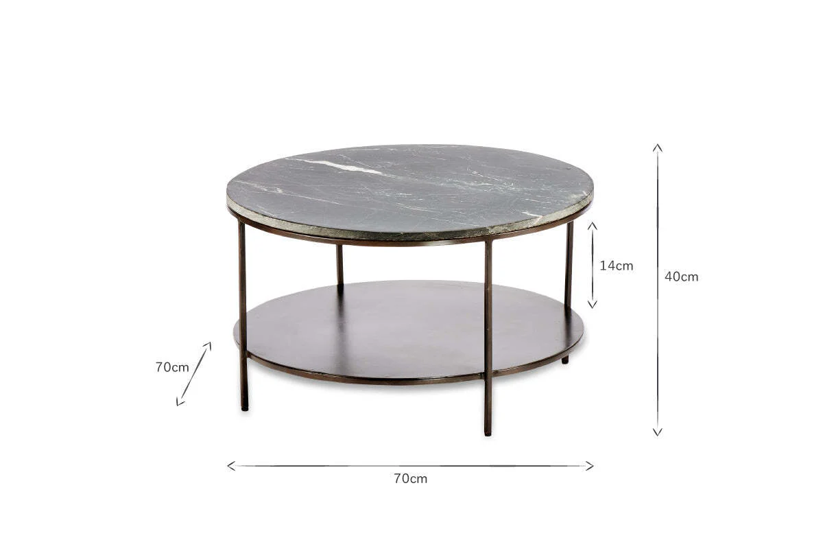 Karoko Marble Coffee Table - Image 4