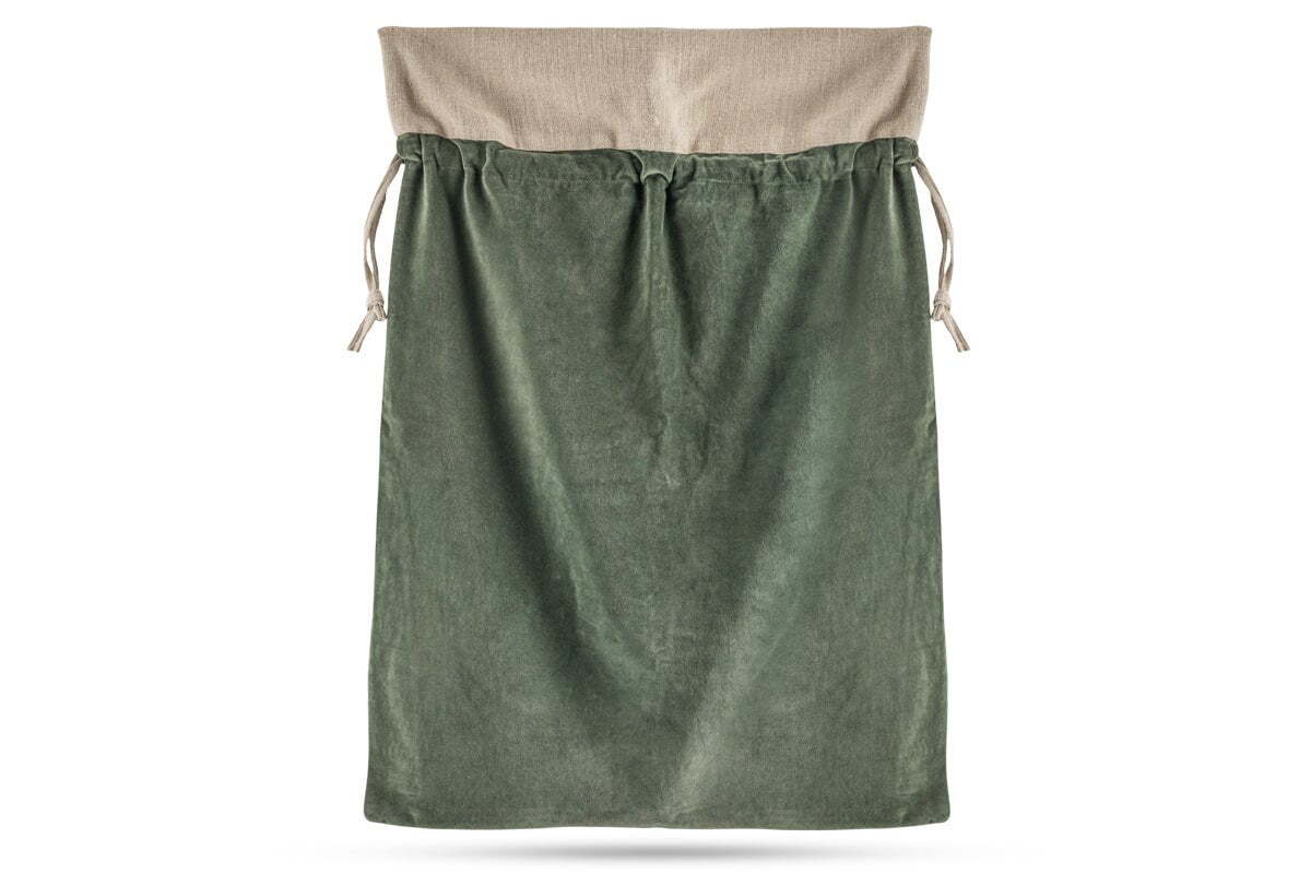 Karru Cotton Velvet Sack - Forest Green - Image 3