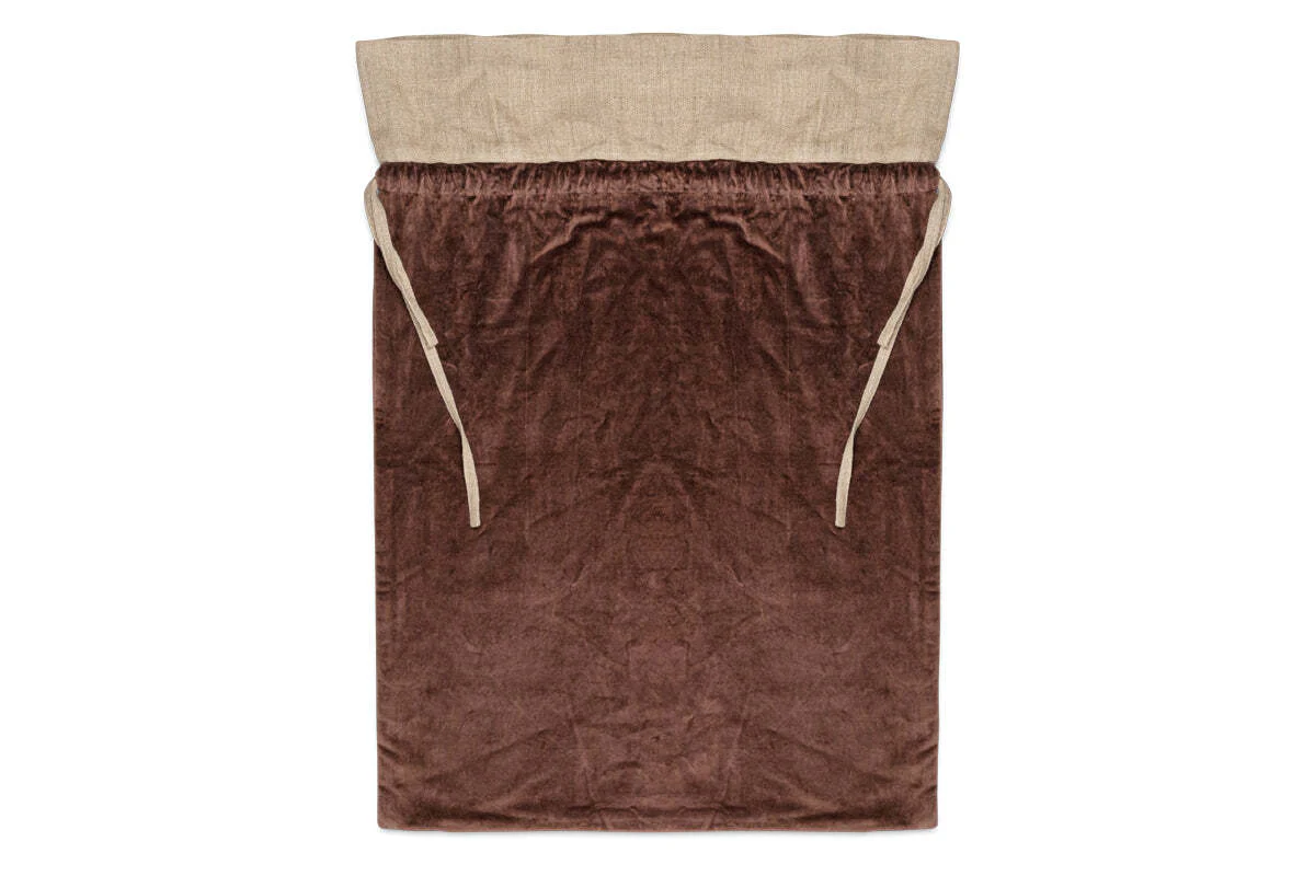 Karru Cotton Velvet Sack - Rich Mocha - Image 4