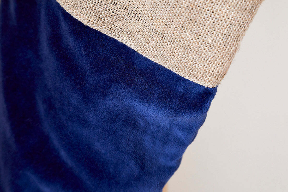 Karru Cotton Velvet Stocking - Indigo - Image 3