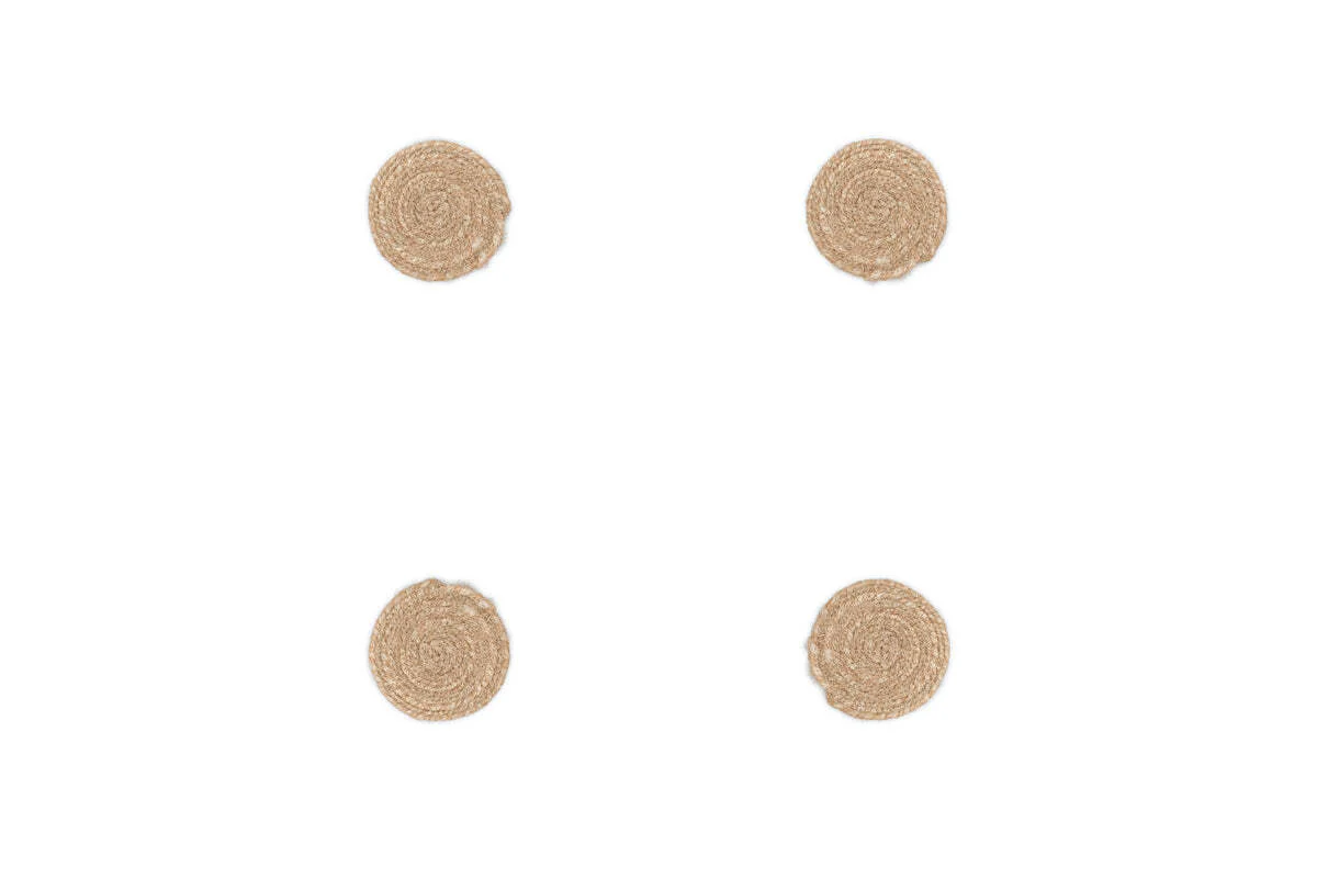 Keso Woven Coasters - Natural - (Set of 4) - Image 3