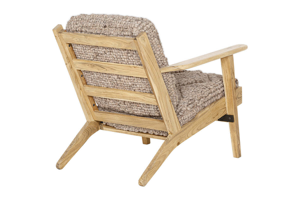 Keya Chunky Weave & Mango Wood Chair - Natural - Image 11