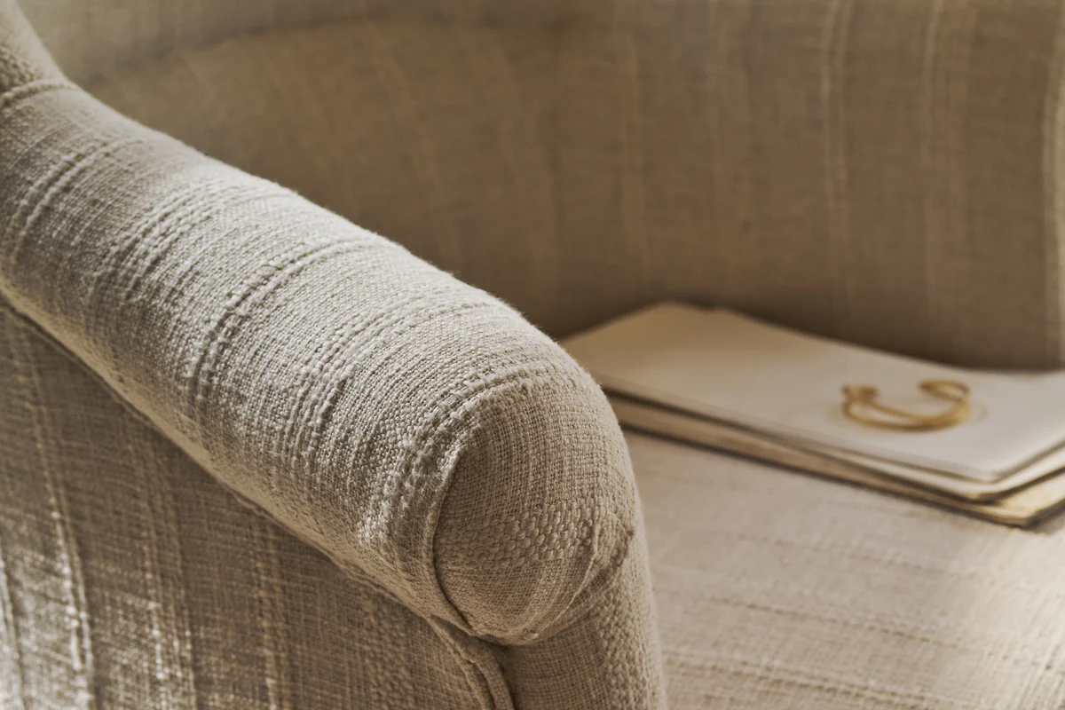 Kiana Cotton Armchair - Natural - Image 3