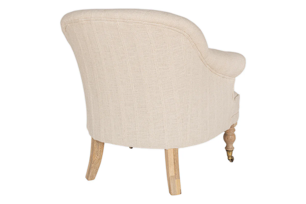 Kiana Cotton Armchair - Natural - Image 6