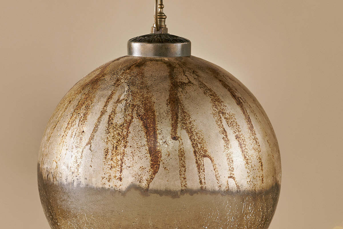 Konara Giant Bauble - Gold Crackle - Image 4