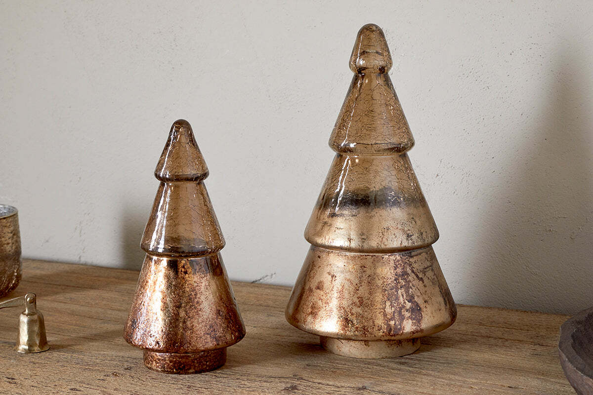 Konara Glass Tree - Gold Crackle - Image 2
