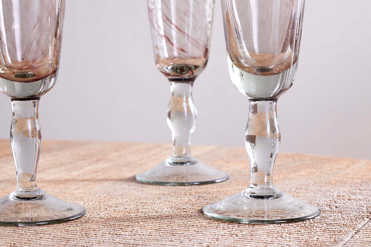 Llanera Champagne Glass - Plum - (Set of 4) - Image 3