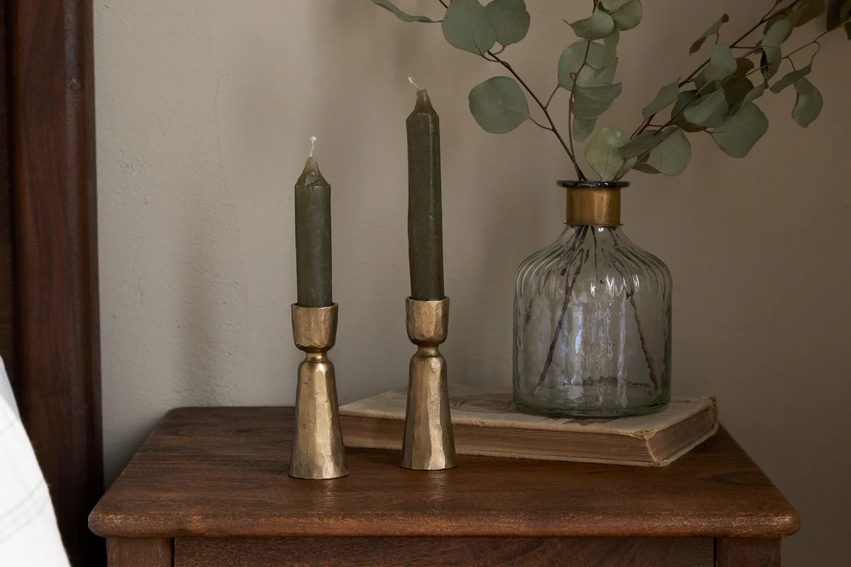 Lokoja Candle Holder - Antique Brass (Set of 2) - Image 2