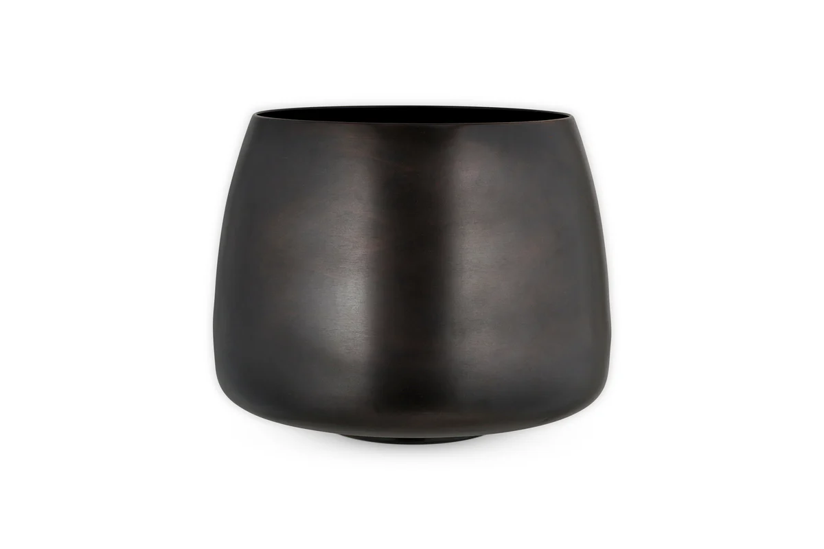 Maliki Plant Pot - Aged Bronze - Image 12