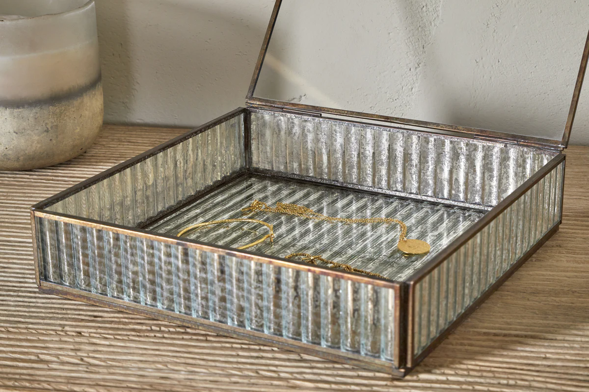 Malita Jewellery Box - Antique Brass - Image 6