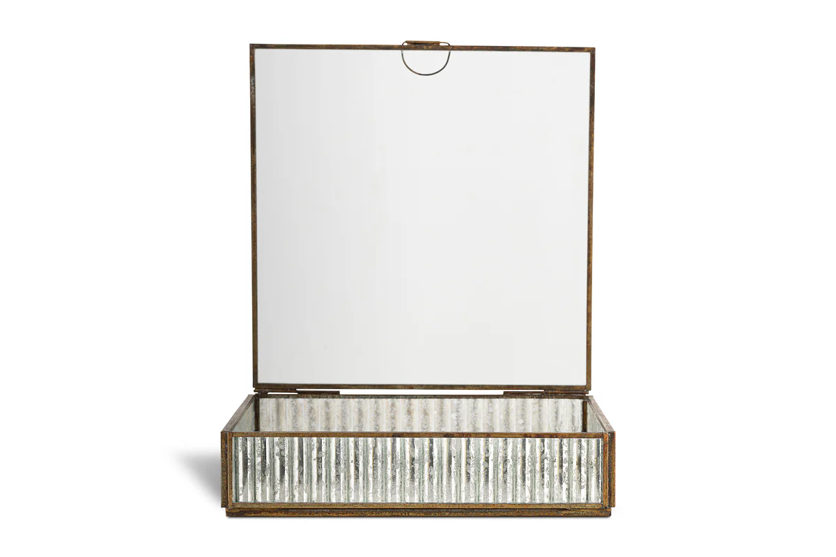 Malita Jewellery Box - Antique Brass - Image 8