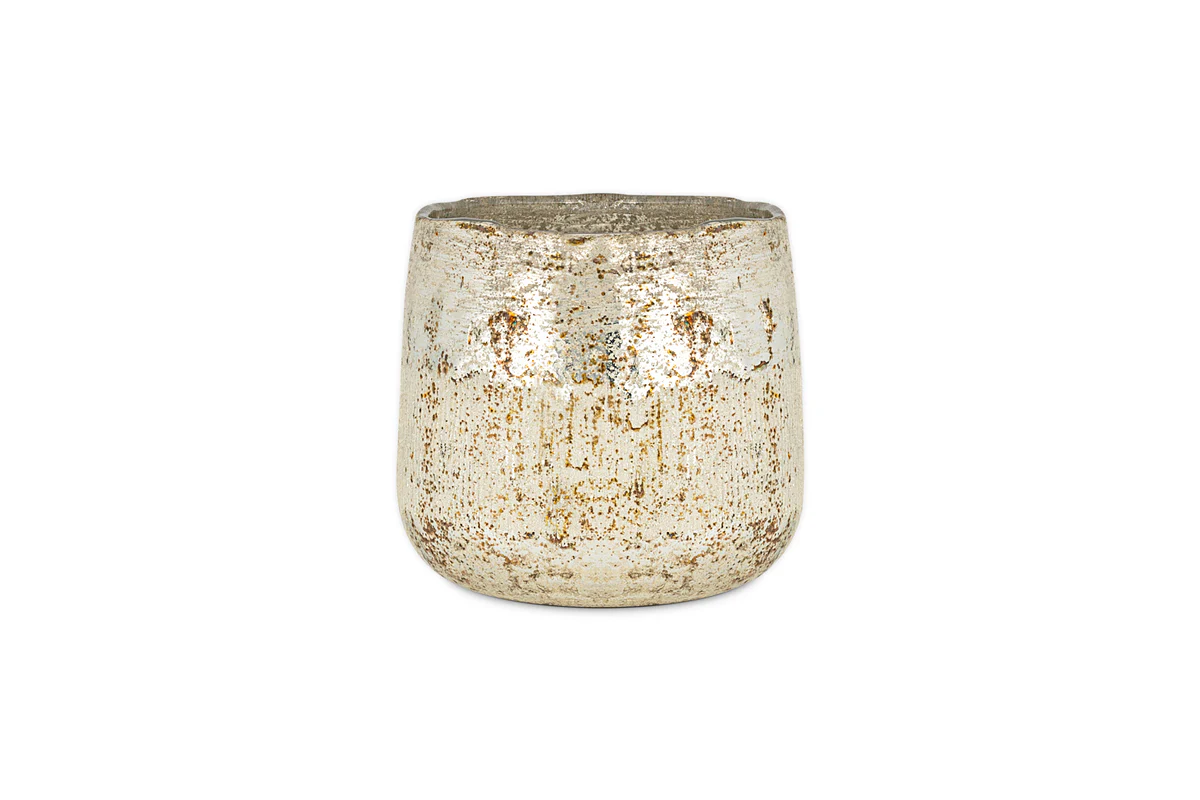 Mandarin & Clove 1 Wick Scented Candle - Antique Gold - Image 10