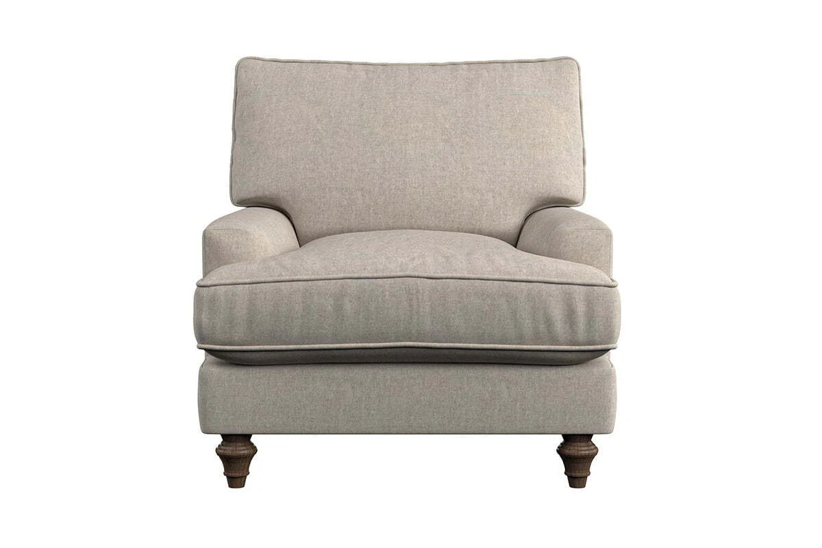 Marri Armchair - Brera Linen Pebble - Image 3