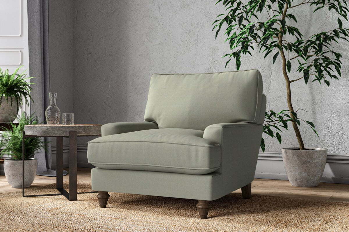 Marri Armchair - Recycled Cotton Seaspray - Image 2