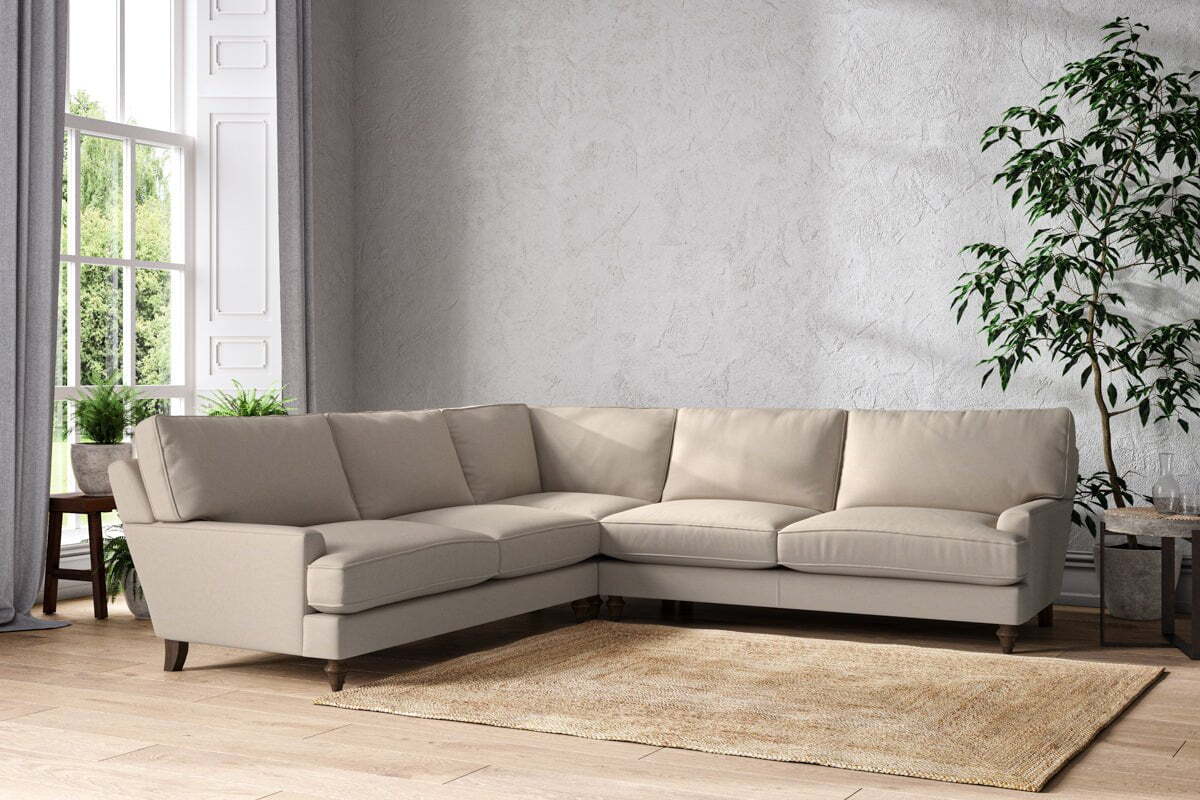 Marri Grand Corner Sofa - Recycled Cotton Natural - Image 2