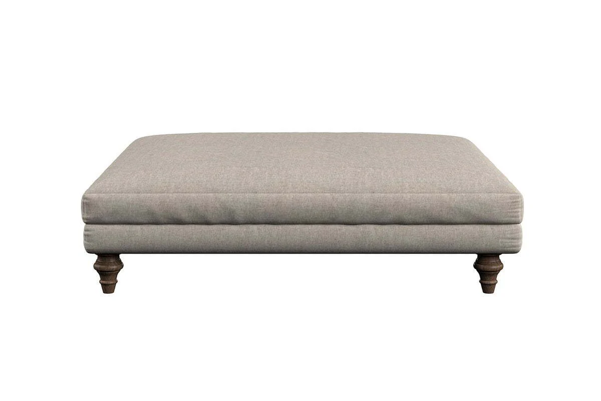 Marri Grand Footstool - Brera Linen Pebble - Image 3