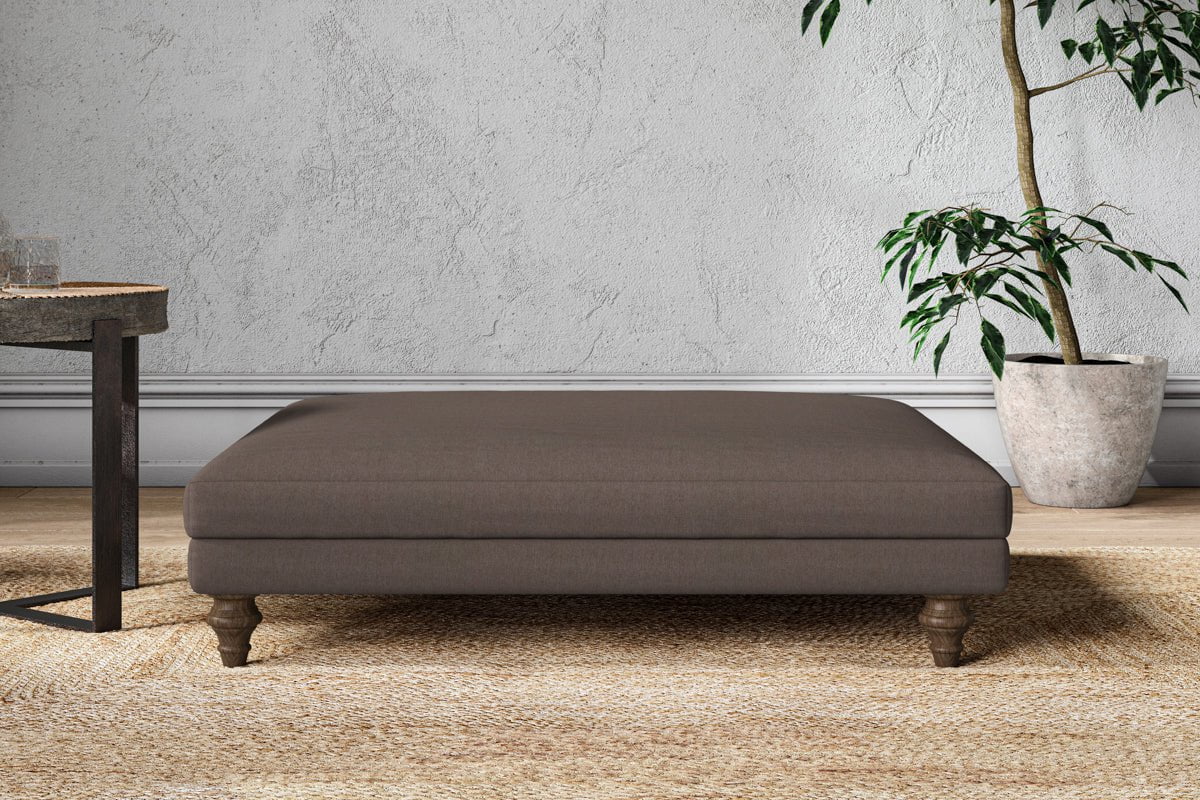Marri Grand Footstool - Recycled Cotton Mocha