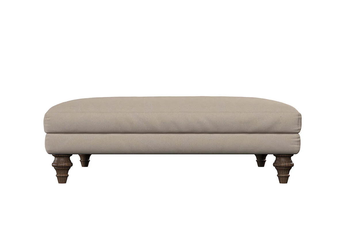 Marri Grand Footstool - Recycled Cotton Mocha - Image 4