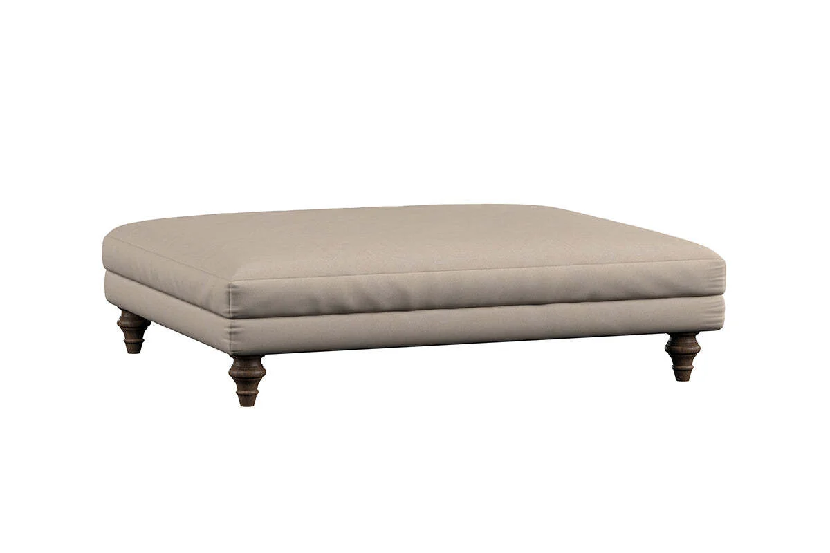 Marri Grand Footstool - Recycled Cotton Natural - Image 5