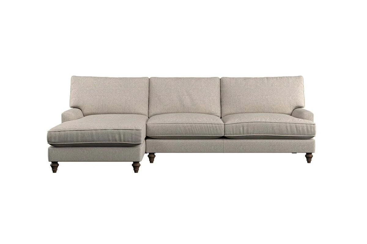 Marri Grand Left Hand Chaise Sofa - Brera Linen Espresso - Image 3