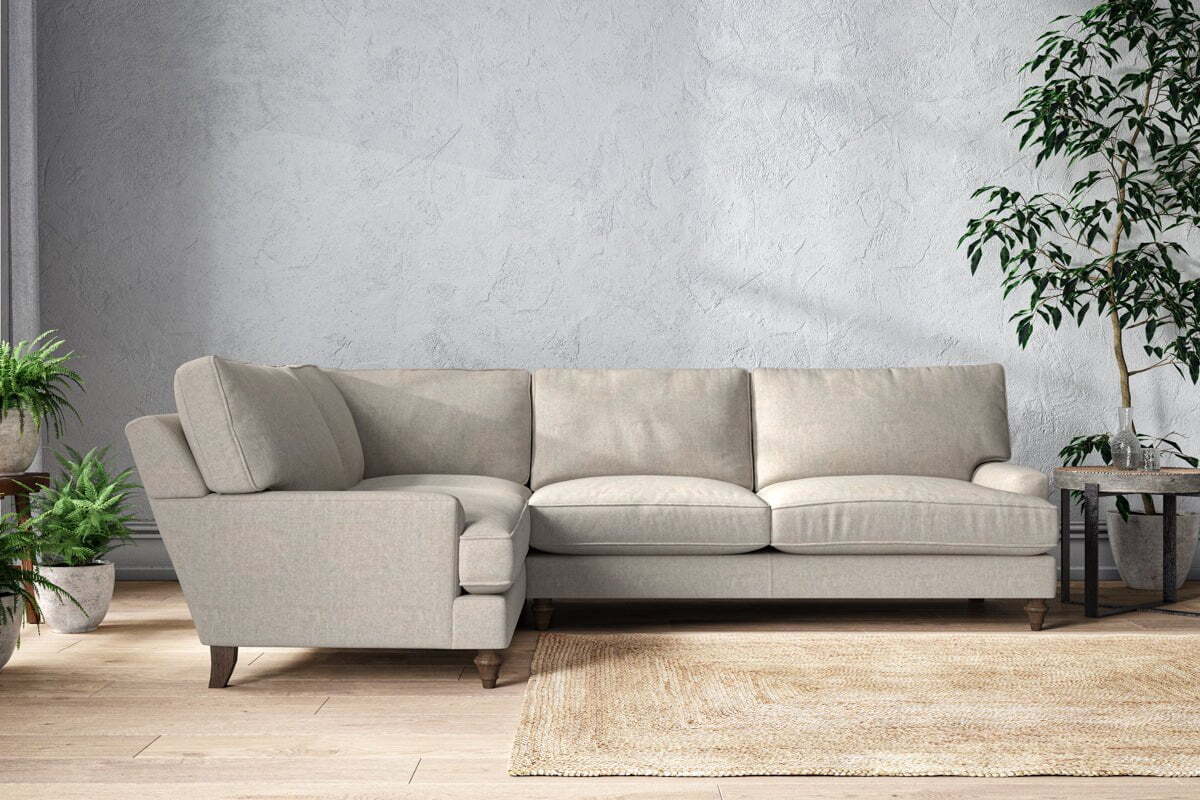Marri Grand Left Hand Corner Sofa - Brera Linen Natural - Image 2