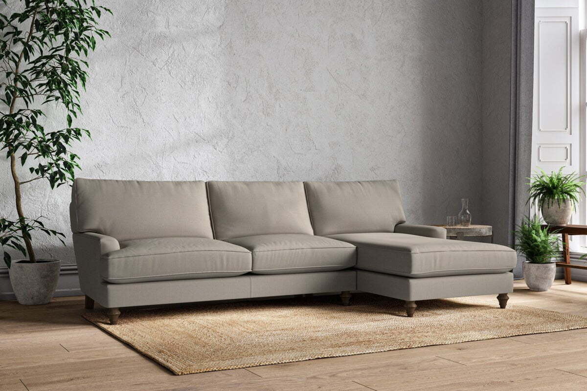 Marri Grand Right Hand Chaise Sofa - Recycled Cotton Flax - Image 2