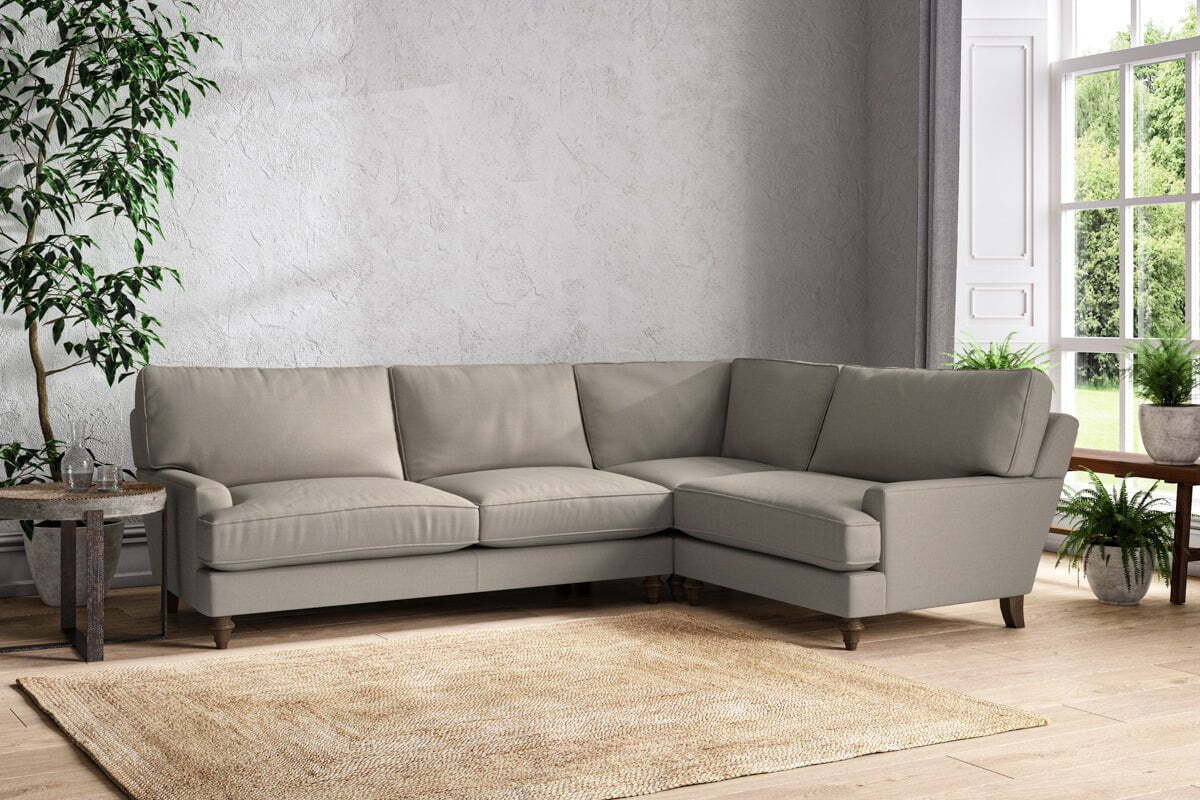 Marri Grand Right Hand Corner Sofa - Recycled Cotton Flax - Image 2