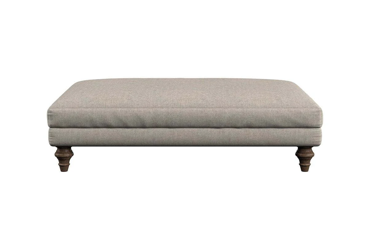 Marri Large Footstool - Brera Linen Dusk - Image 3