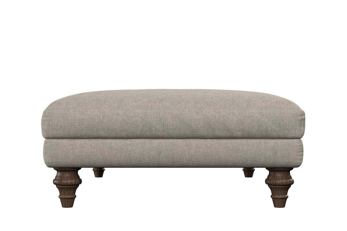 Marri Large Footstool - Brera Linen Dusk - Image 5