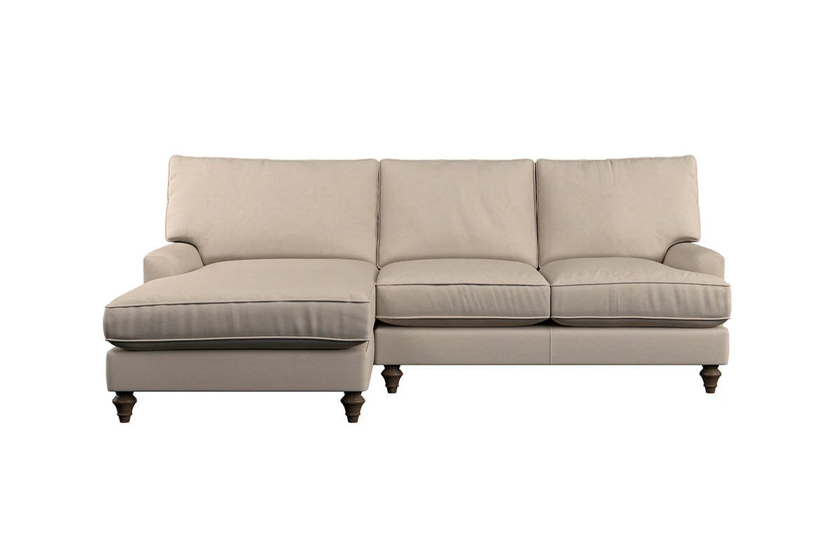 Marri Large Left Hand Chaise Sofa - Recycled Cotton Thunder - Image 3