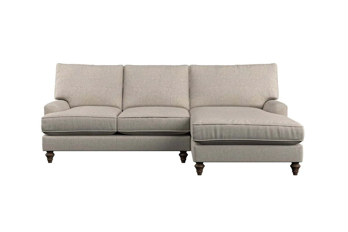 Marri Large Right Hand Chaise Sofa - Brera Linen Natural