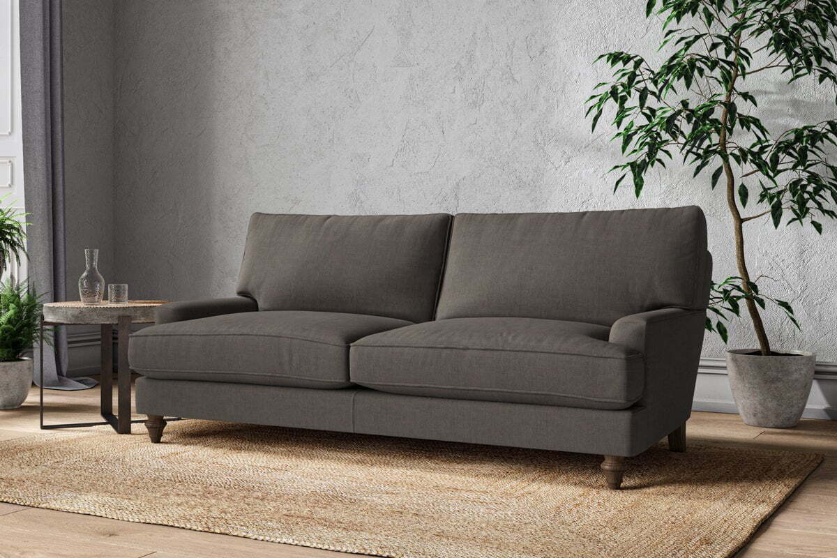 Marri Large Sofa - Brera Linen Granite - Image 2