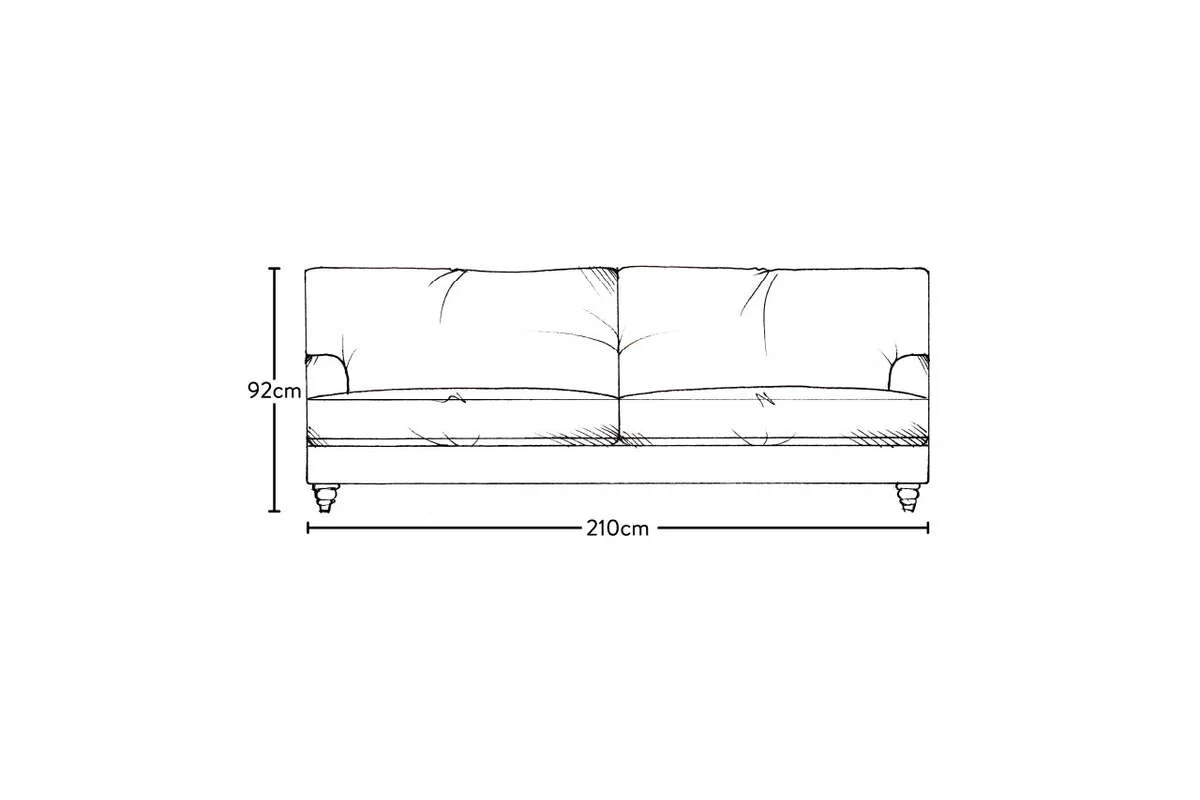 Marri Large Sofa - Recycled Cotton Thunder - Image 6