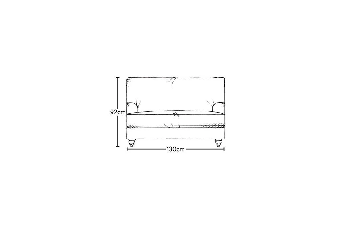 Marri Love Seat - Recycled Cotton Natural - Image 6