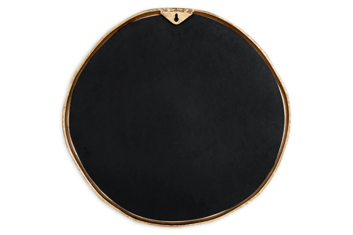 Mchanga Organic Shape Mirror - Antique Brass - Image 6