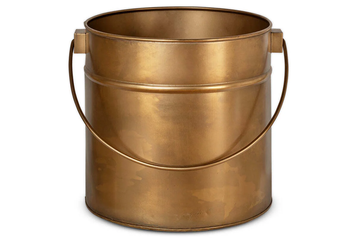 Mosat Iron Fireside Bucket - Antique Brass - Image 4