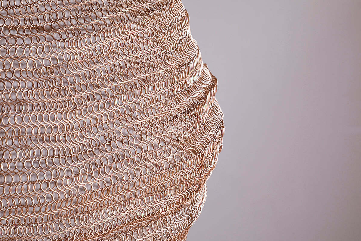 Mukuni Wire Lampshade - Brass - Large - Image 5