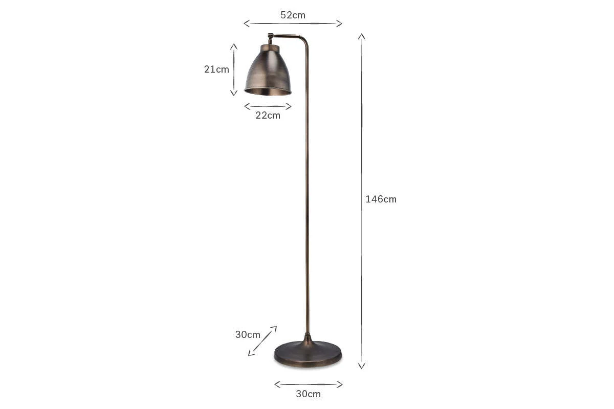 Muturi Floor Lamp - Aged Bronze - Image 3