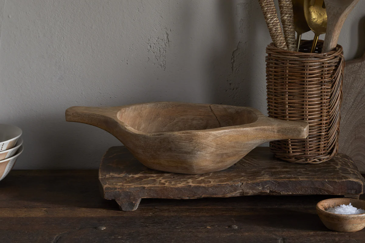 Naashta Handled Serving Bowl - Natural - Image 3