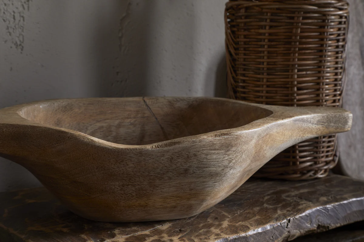 Naashta Handled Serving Bowl - Natural - Image 4