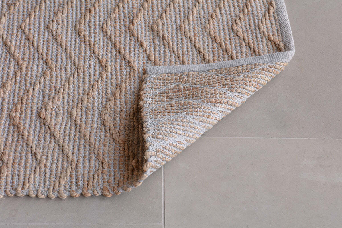 Nabami Chevron Jute Rug - Natural - Image 3