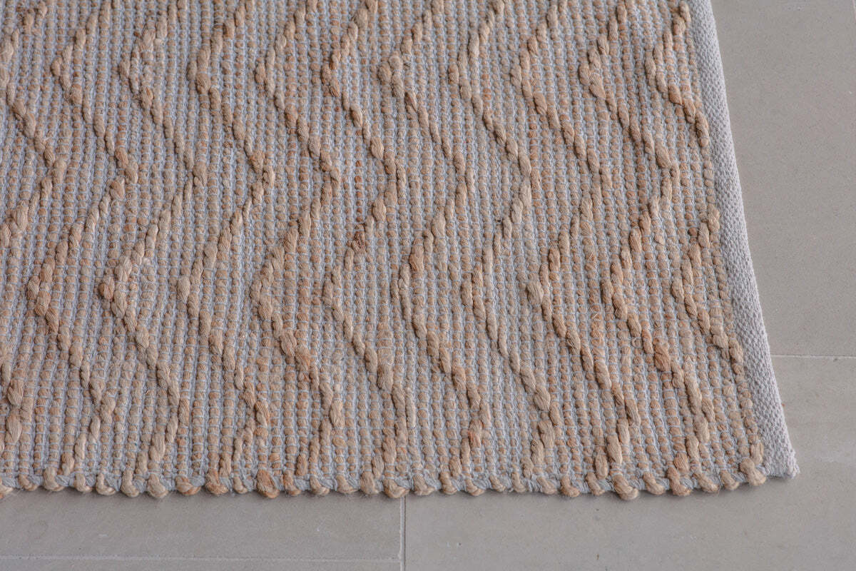 Nabami Chevron Jute Rug - Natural - Image 4
