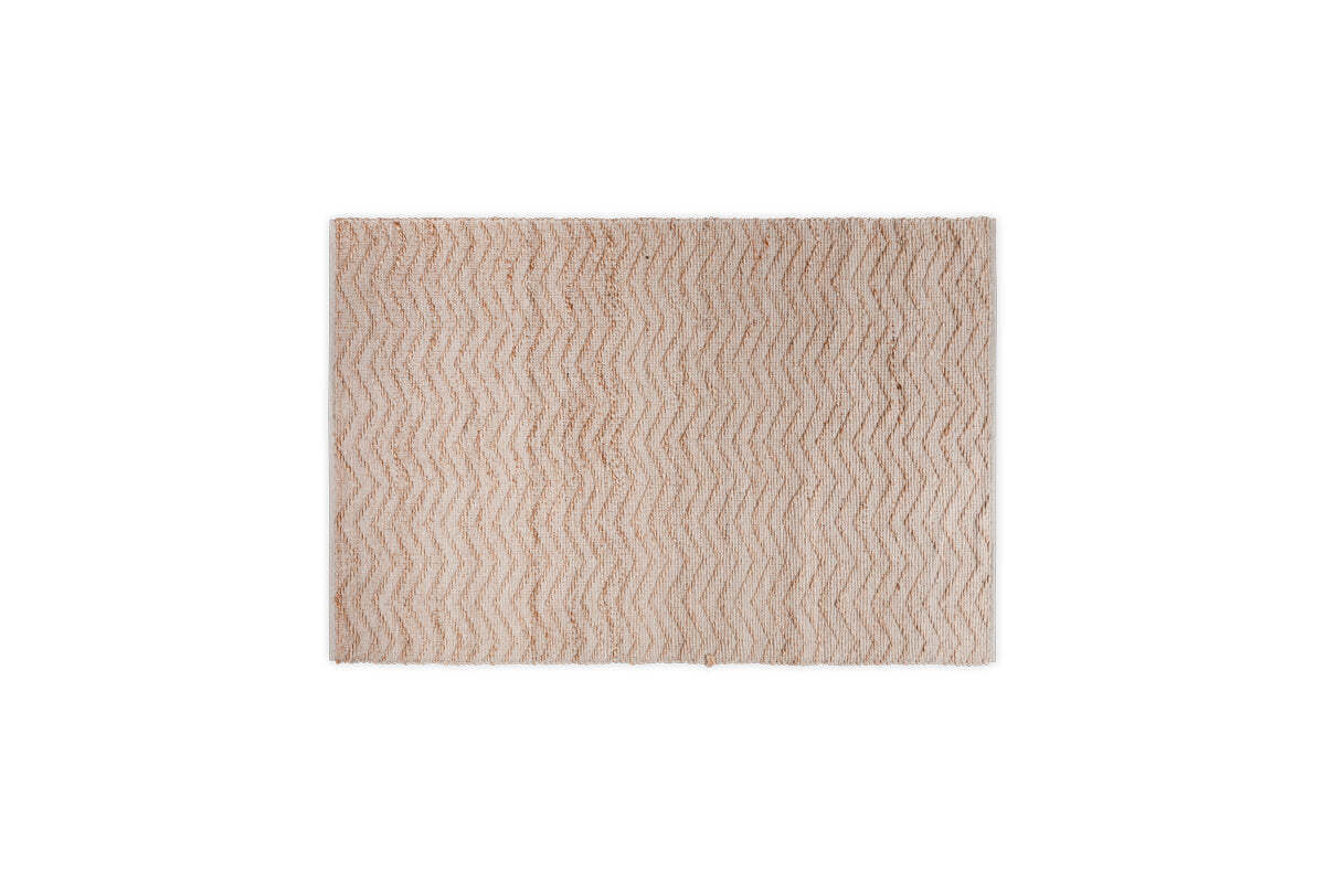 Nabami Chevron Jute Rug - Natural - Image 5