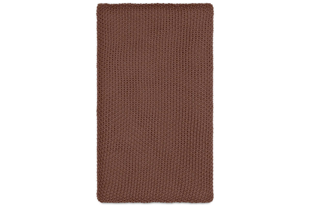 Nahan Moss Stitch Cotton Throw - Rust - Image 4