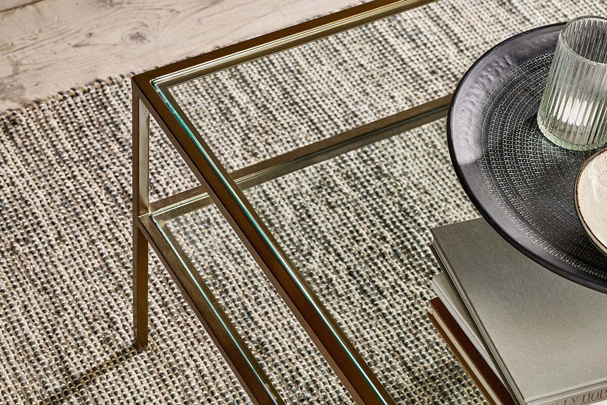 Nakuru Iron & Glass Coffee Table - Image 4