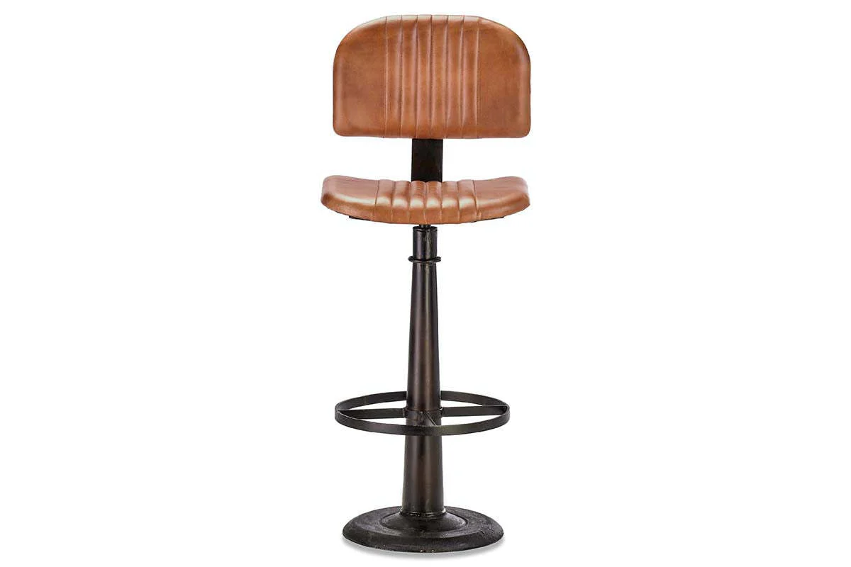 Narwana Bar Chair - Aged Tan - Image 8