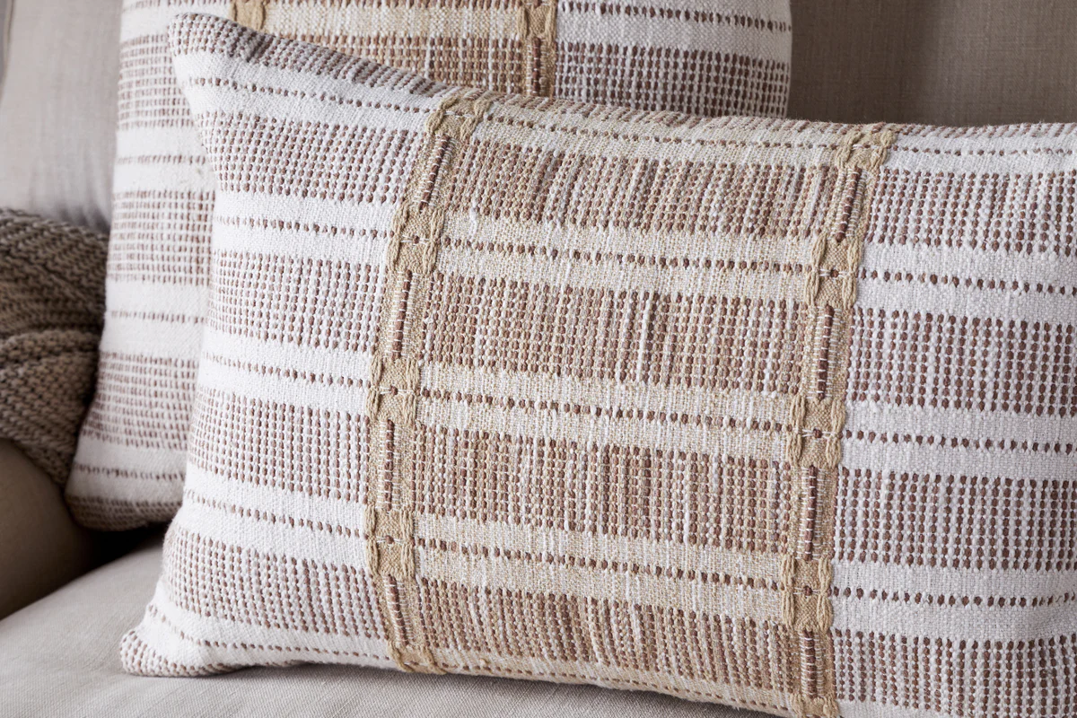 Nayika Cotton Cushion Cover - Rust - Image 3