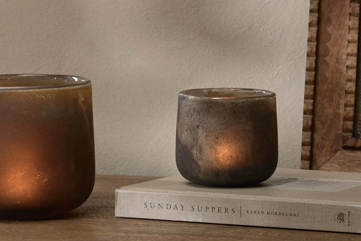 Nesda Tealight Holder - Frosted Black - Image 4
