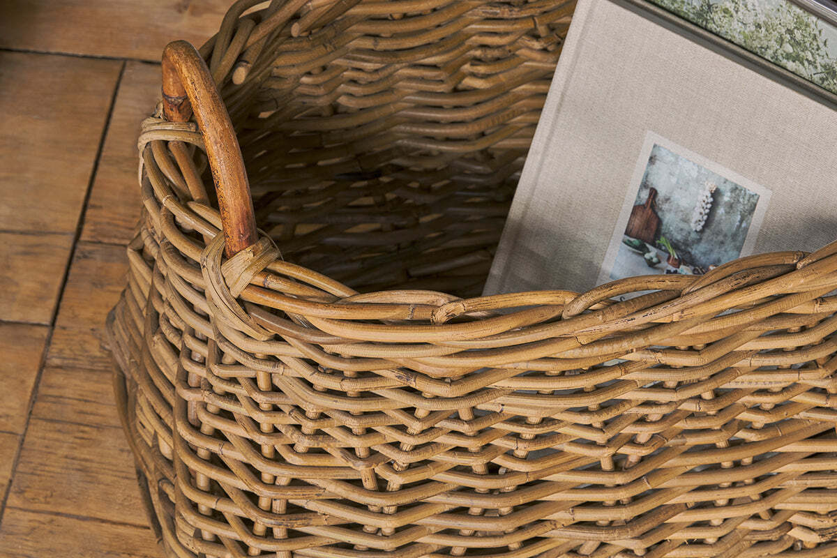 Netra Rattan Basket - Natural - Image 4